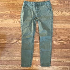 J Crew Skinny Twill Utility Cargo Pant 💚